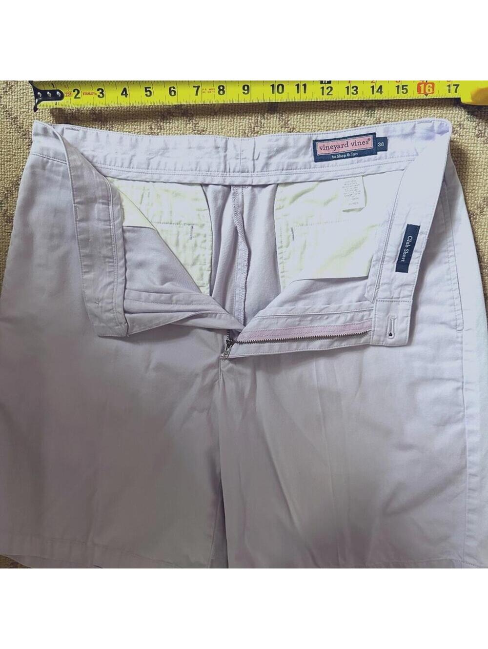 Vineyard Vines lavender cotton chino shorts NWOT 34